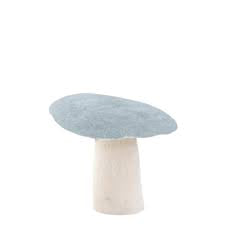 Muskhane | felt mushroom | large | mineral blue