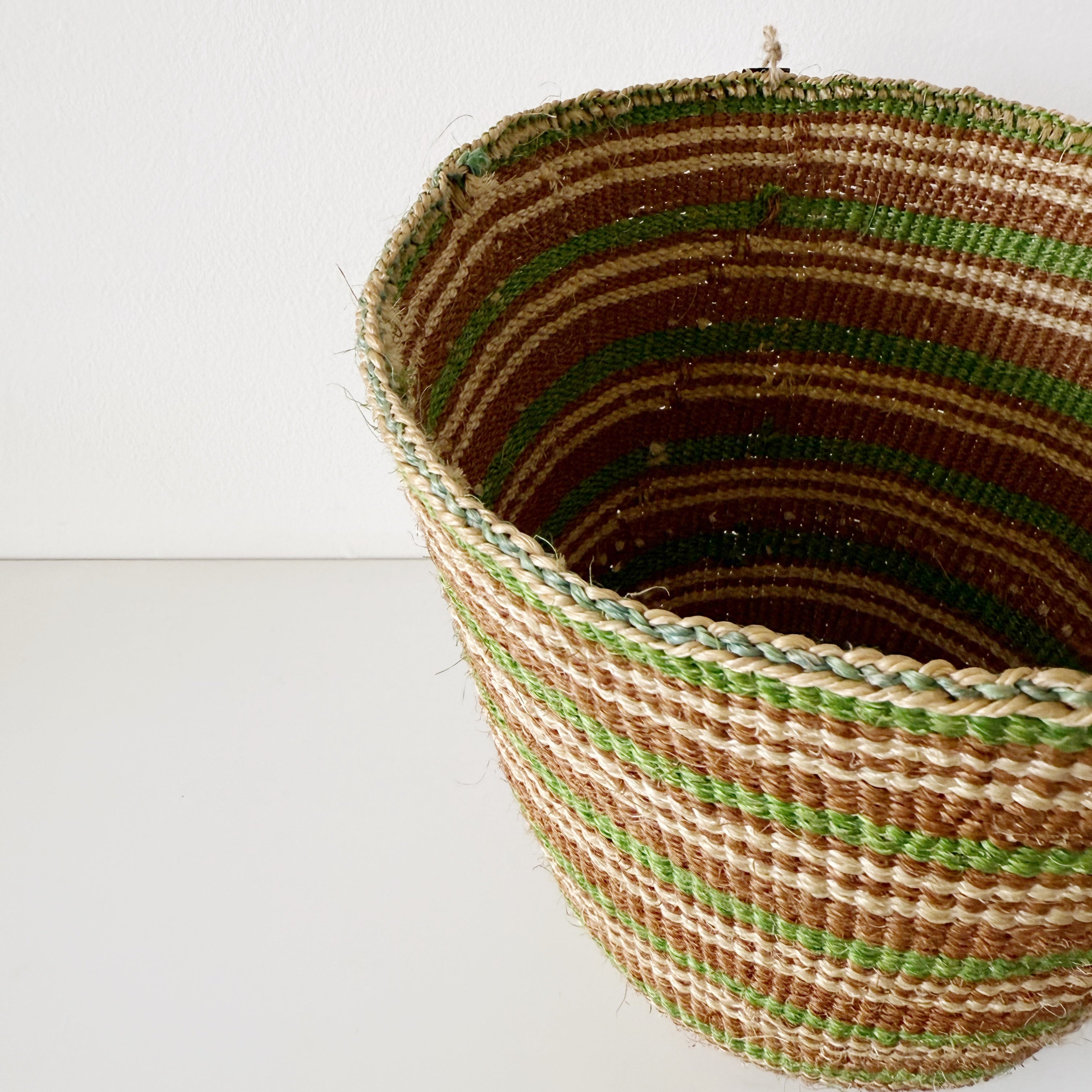 African fine weave basket #16