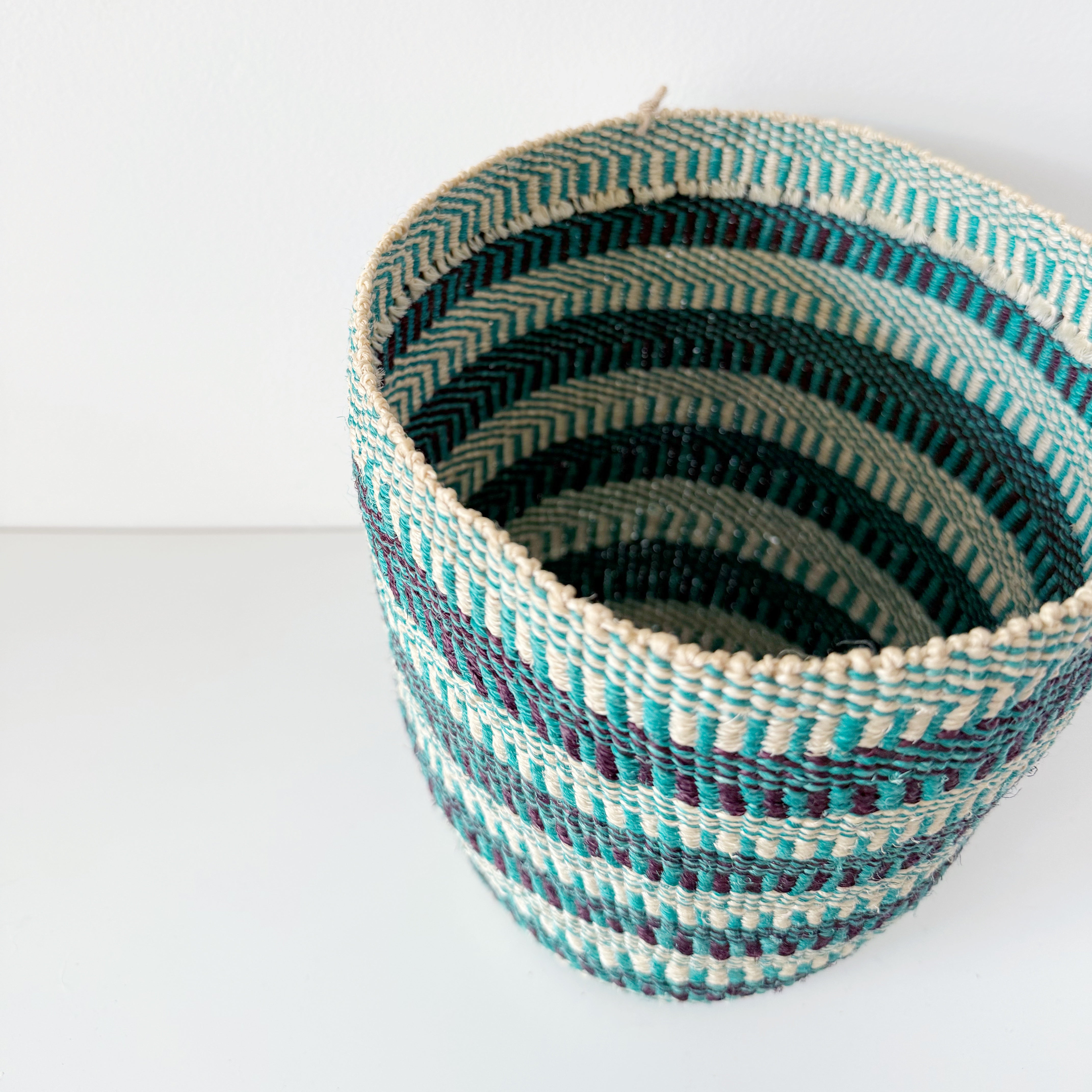 African fine weave basket #20