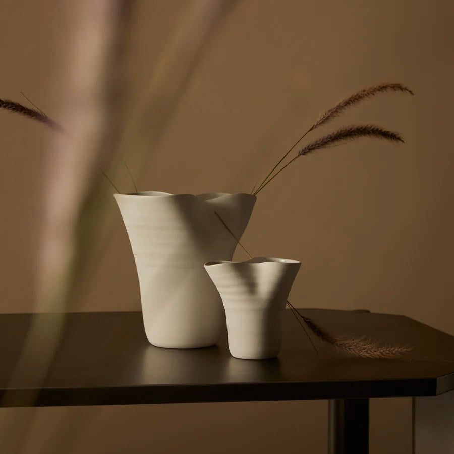 Marmoset Found | cloud sunday vase | snow | extra large - display