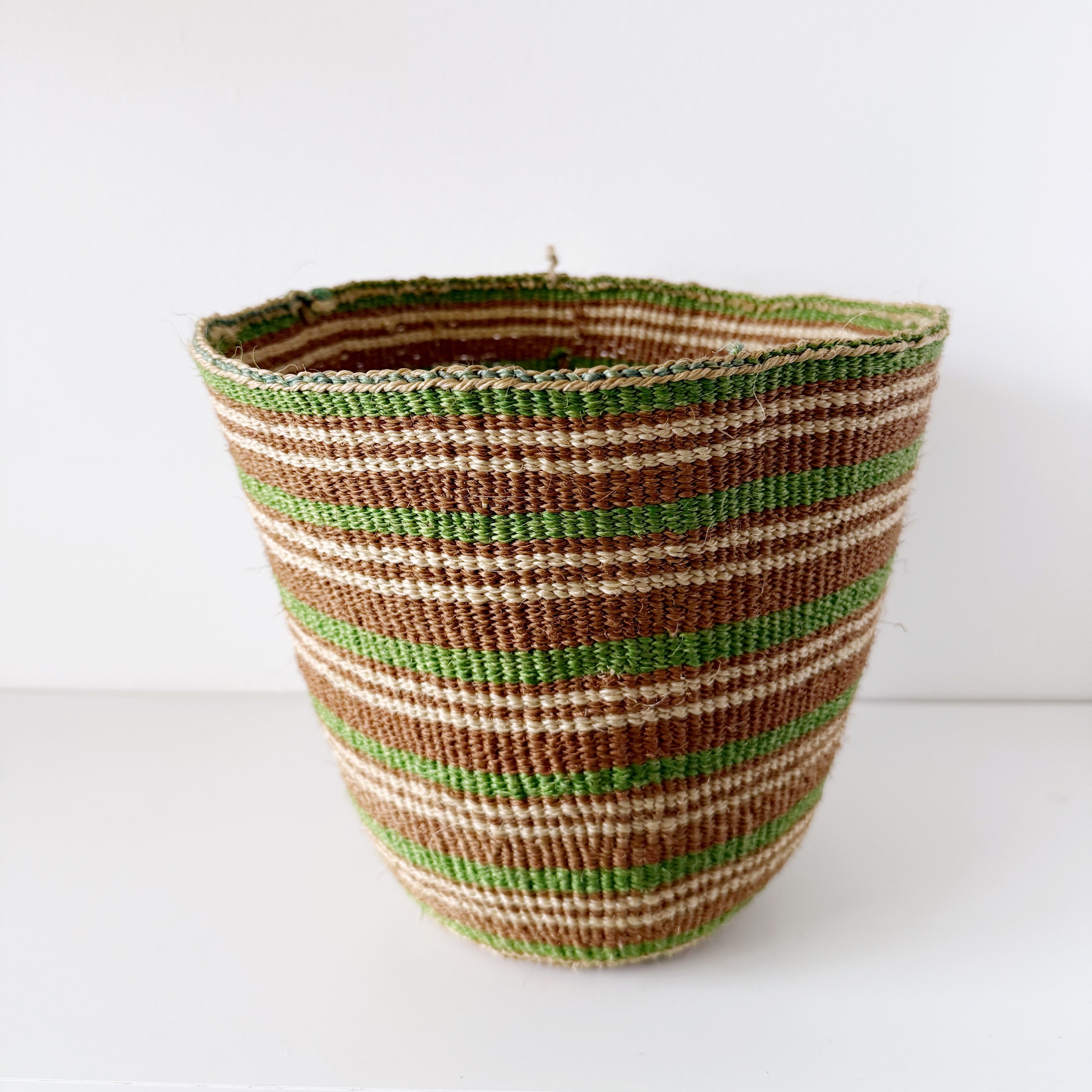African fine weave basket #16