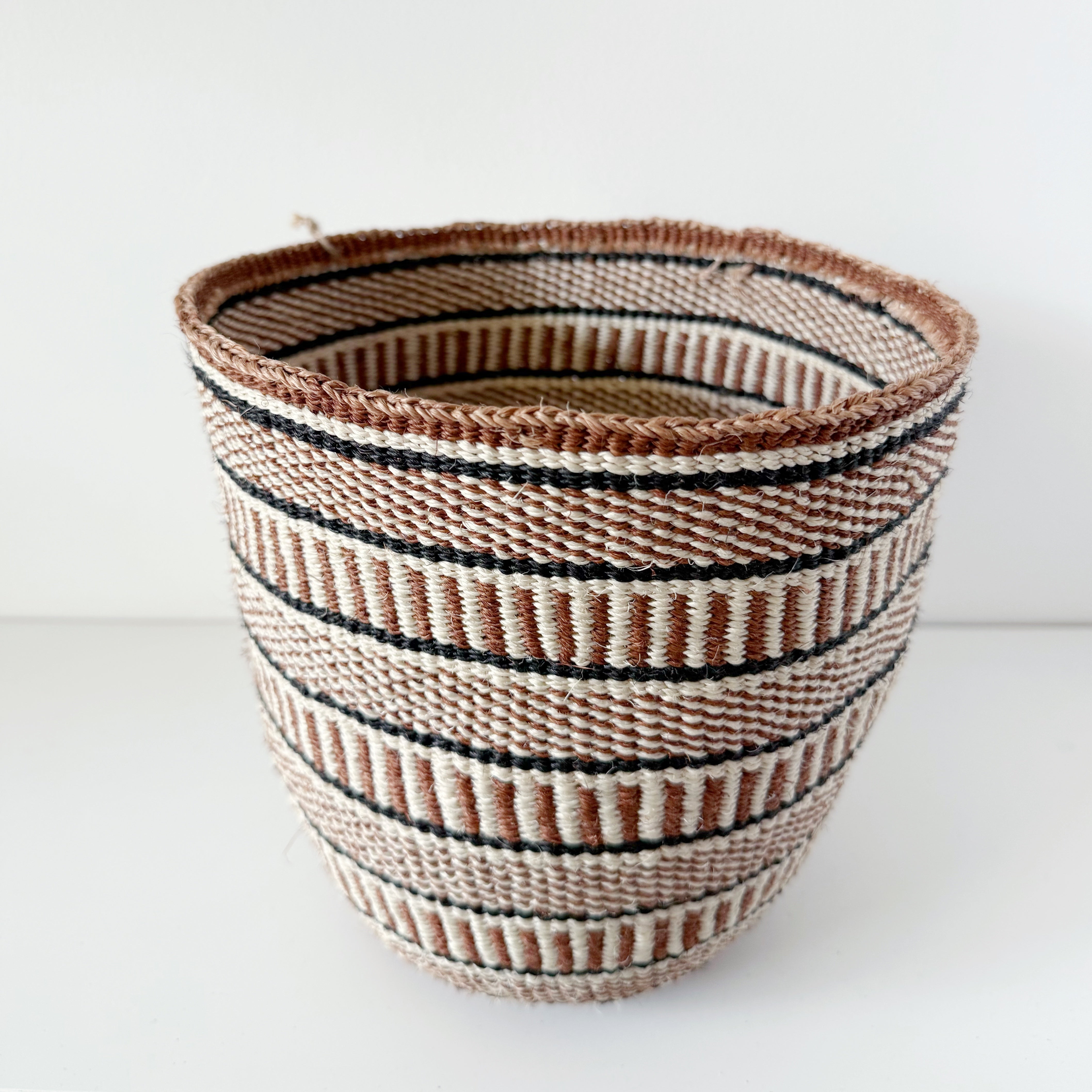 African fine weave basket #18