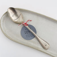 Fourchette and Cie | large spoon | “hello handsome"