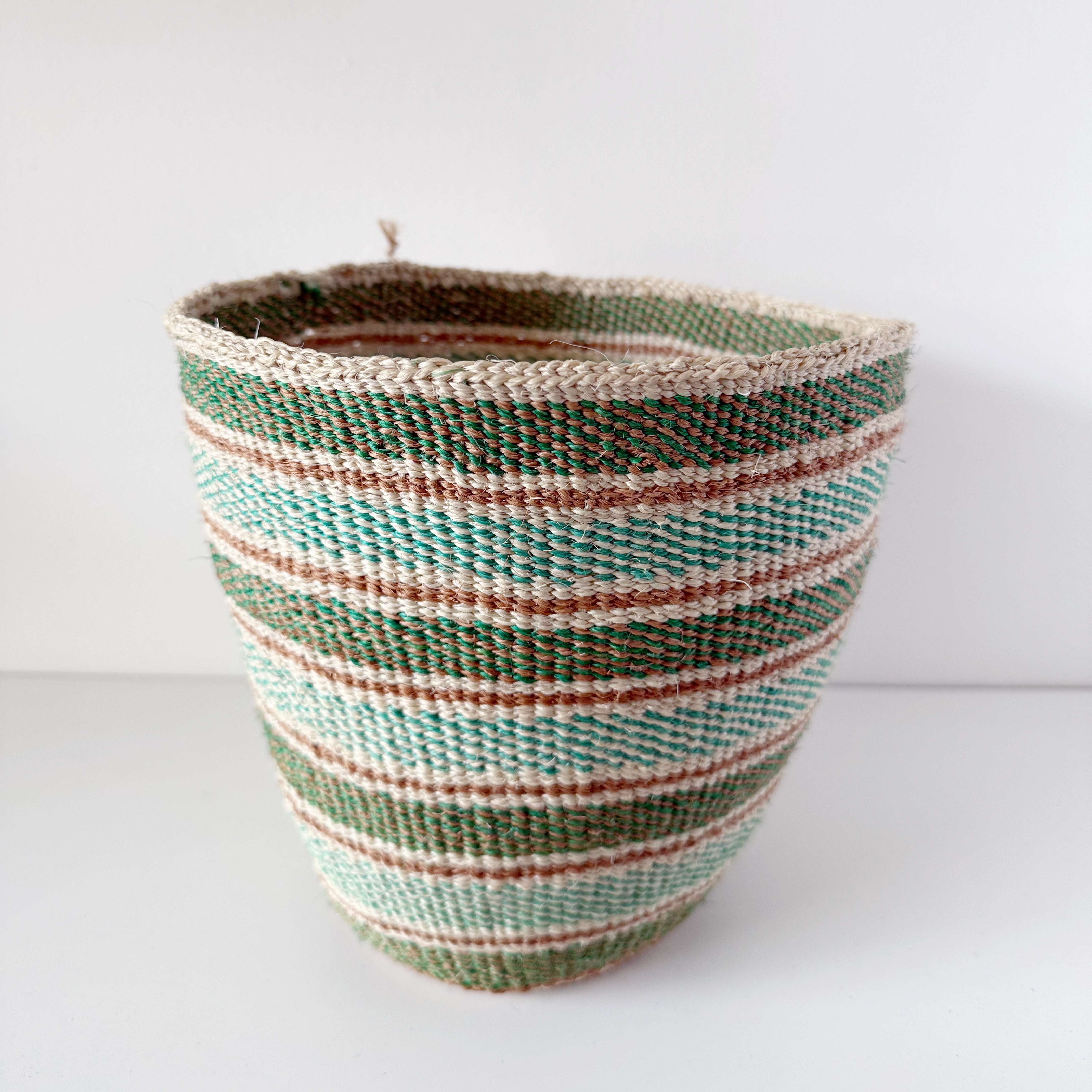 African fine weave basket #19