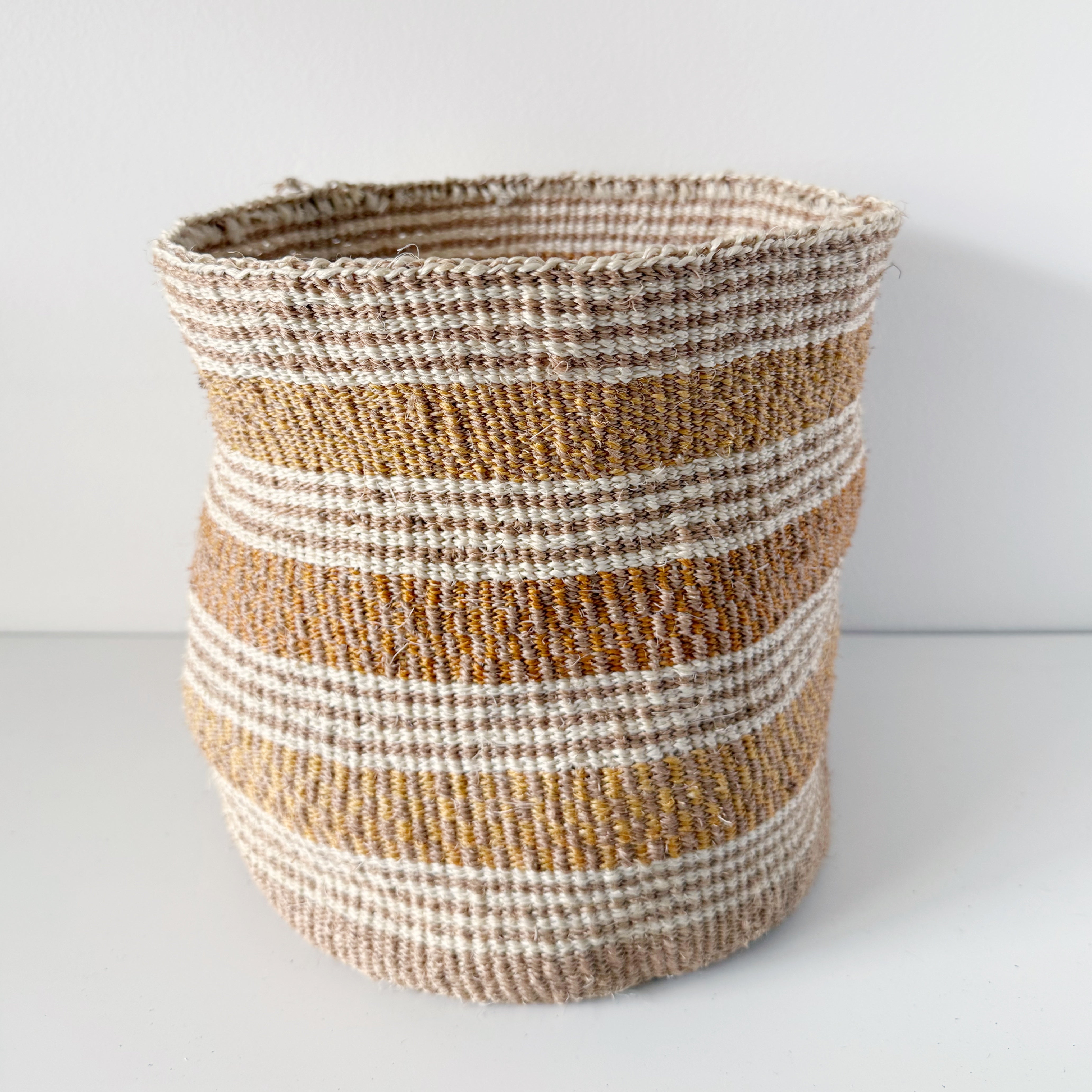 African fine weave basket #17