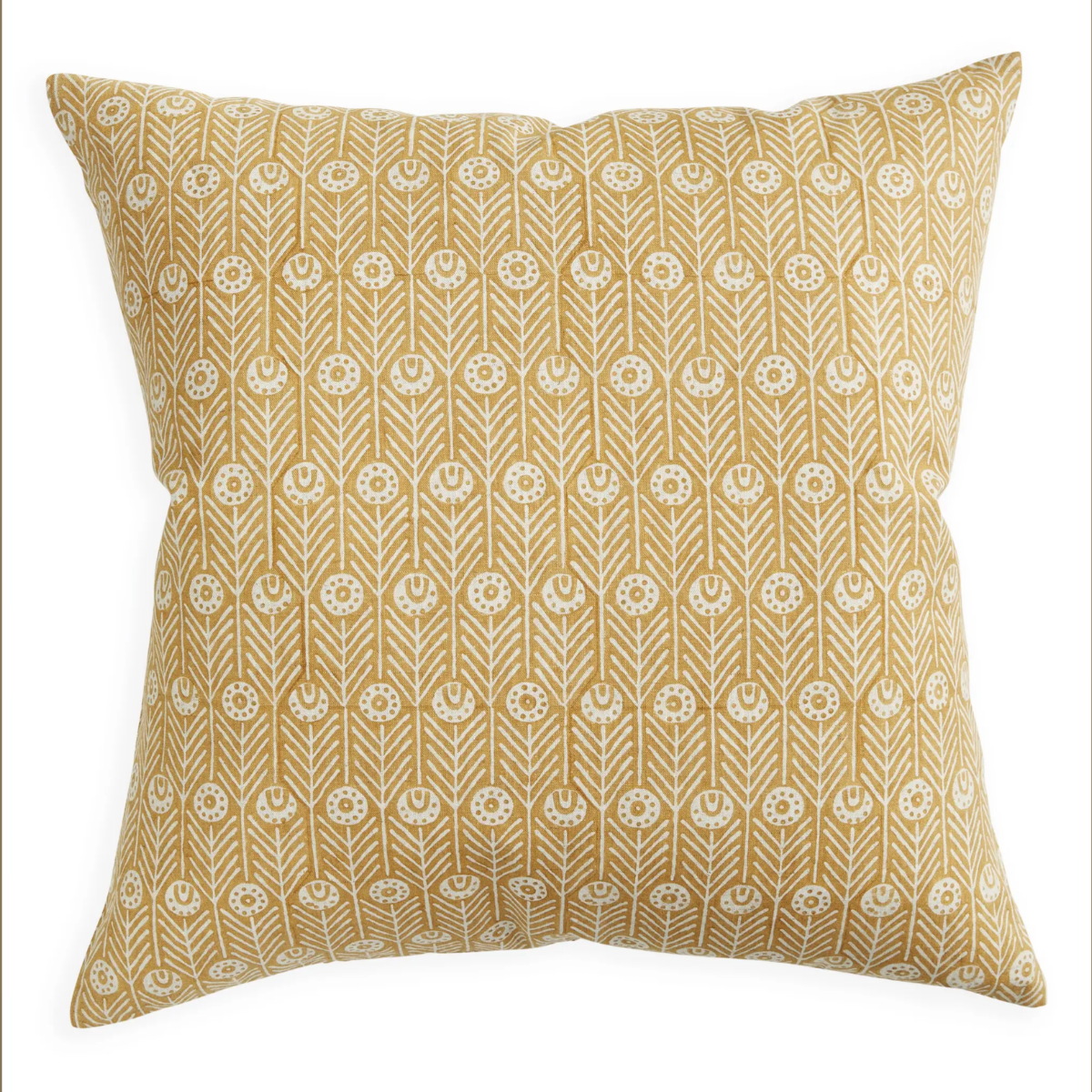 Walter G Alcaufar linen cushion saffron | Mondocherry