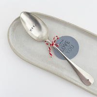 Fourchette and Cie | serving spoon | “merci"