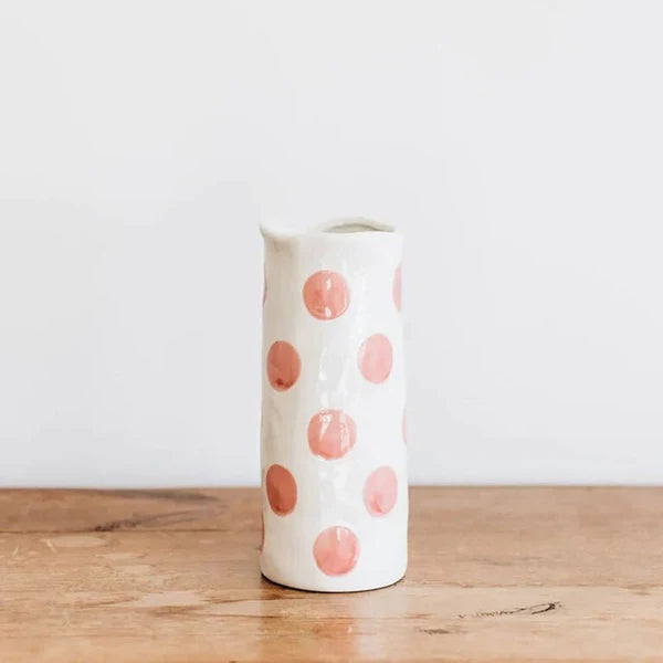 Noss and Co | spot vase | rose pink | medium