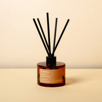 Etikette | eco reed diffuser | Fleurieu orange and vanilla bean