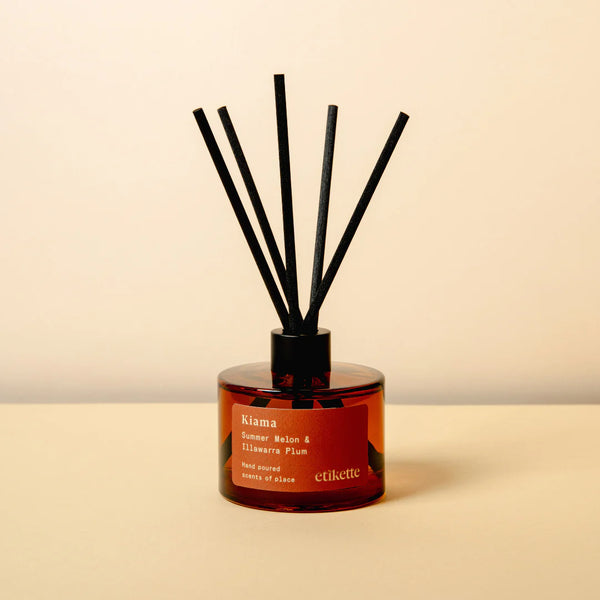 Etikette | eco reed diffuser | Kiama summer melon Illawarra plum