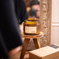 Etikette | soy candle | barossa lily rose ruby plum | 500ml - stool