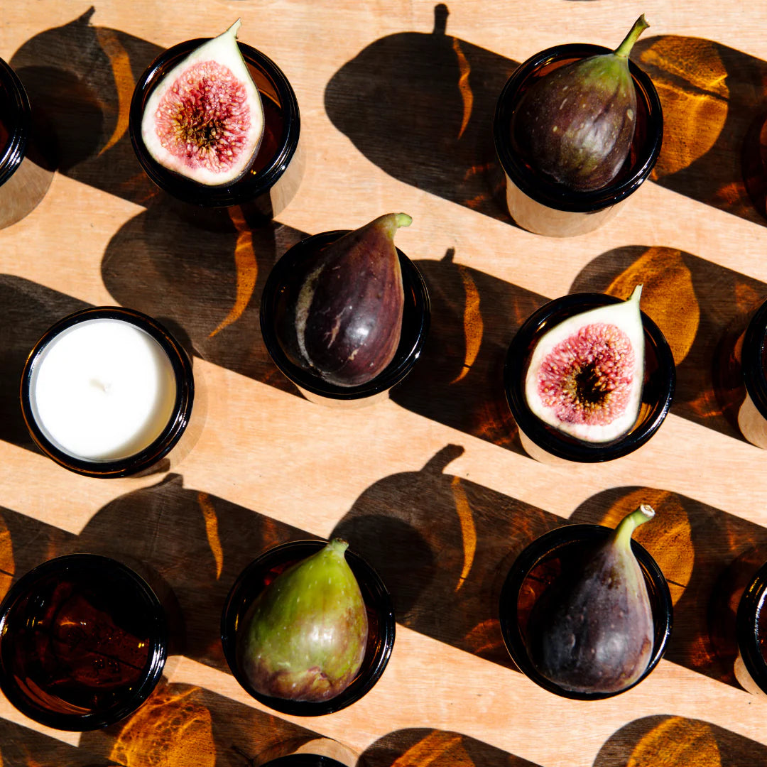 Etikette | soy candle | Yarra fig leaf river berries