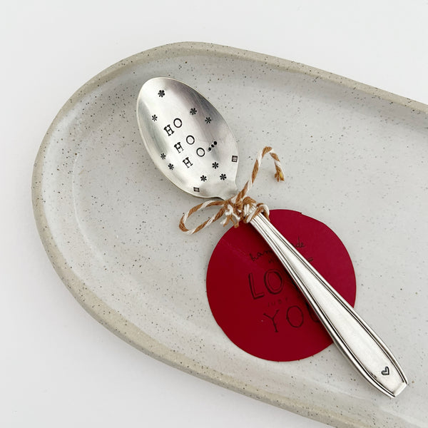 mondocherry - antique silverware teaspoon | "ho ho ho"