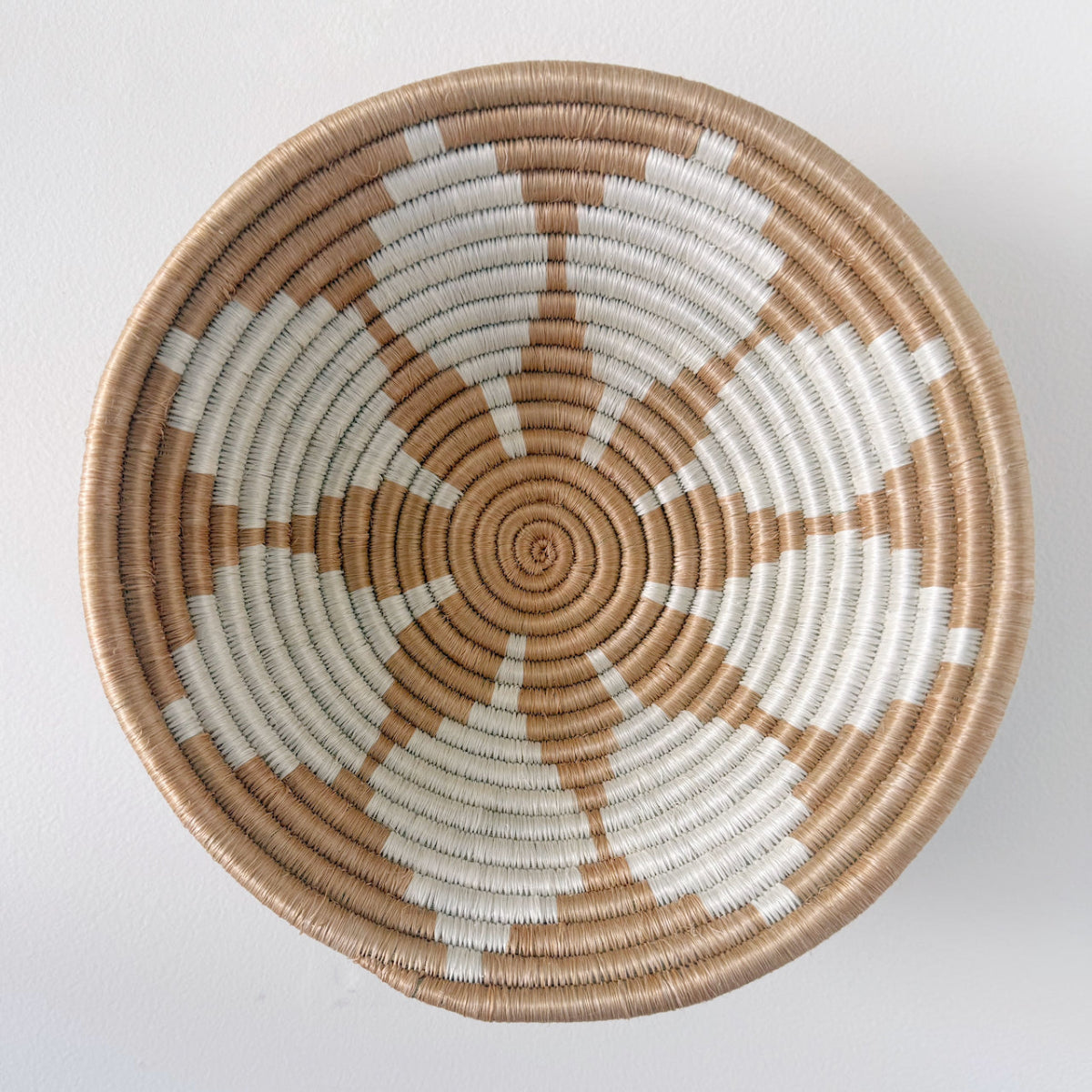 mondocherry - African woven bowl "Hope" | medium | apricot #1