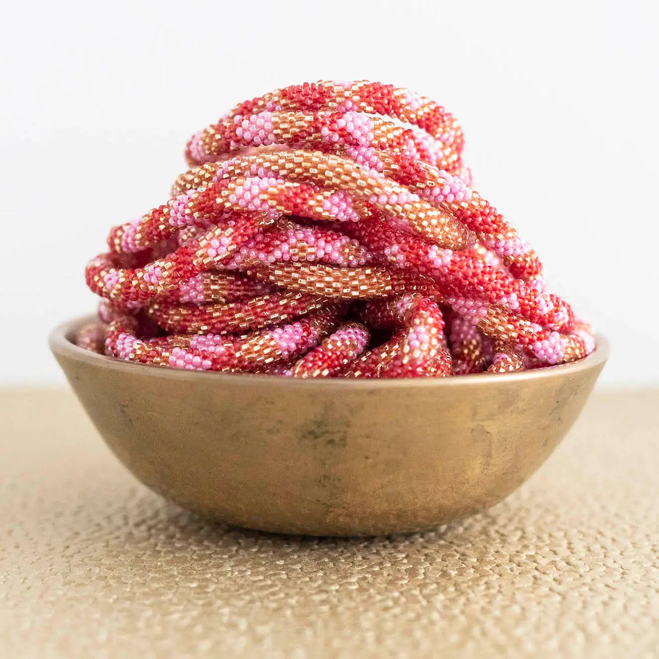 aid through trade | roll on bracelet | hibiscus