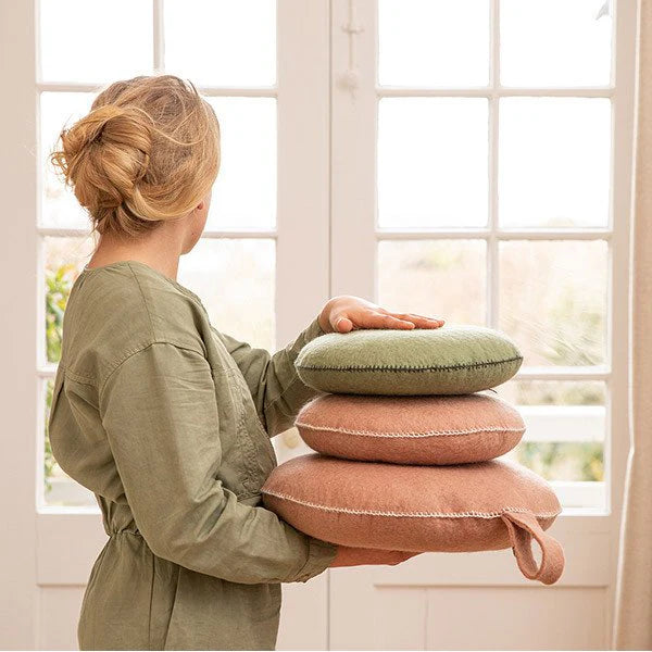 Muskhane | smartie cushion | tender green