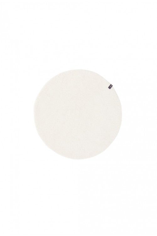 Muskhane | plain pastille felt placemat | natural