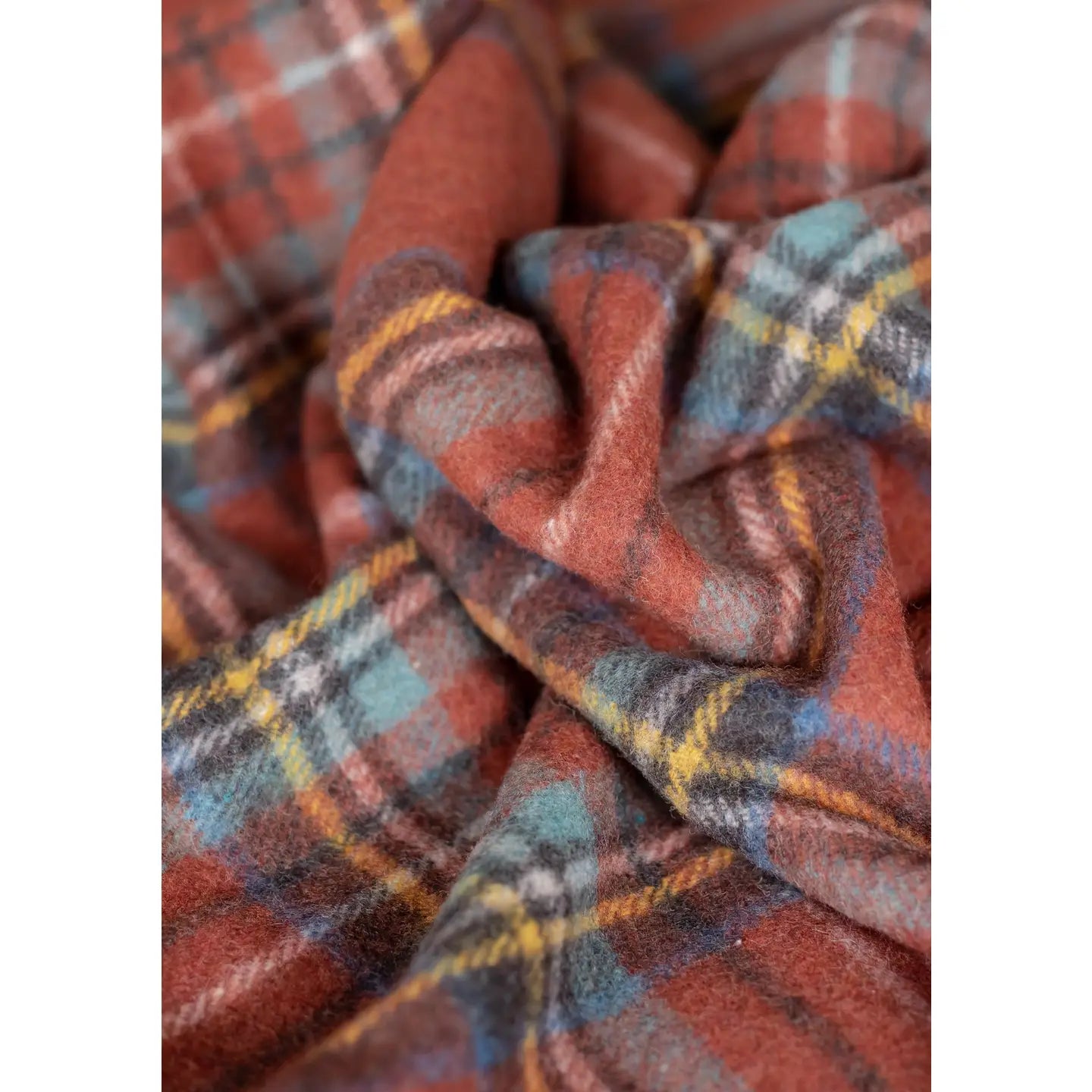TBCo | recycled wool blanket / scarf | Stewart royal antique tartan