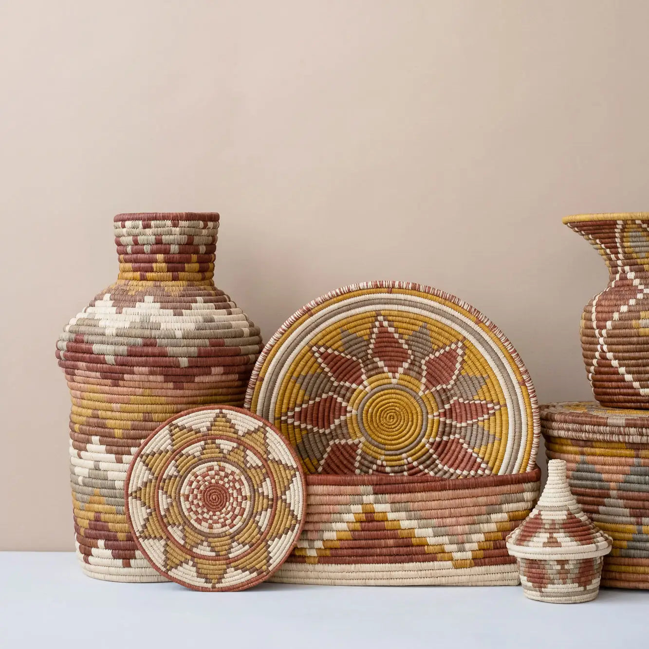 "Radiate” woven trivet | Elevate