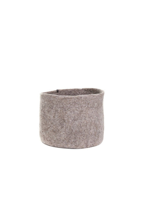 Muskhane | felt calabash | light stone | small