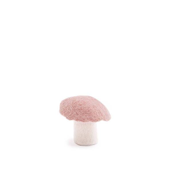 Muskhane | felt mushroom | small | rose quartz