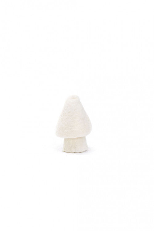 Muskhane | felt morel mushroom | small | natural