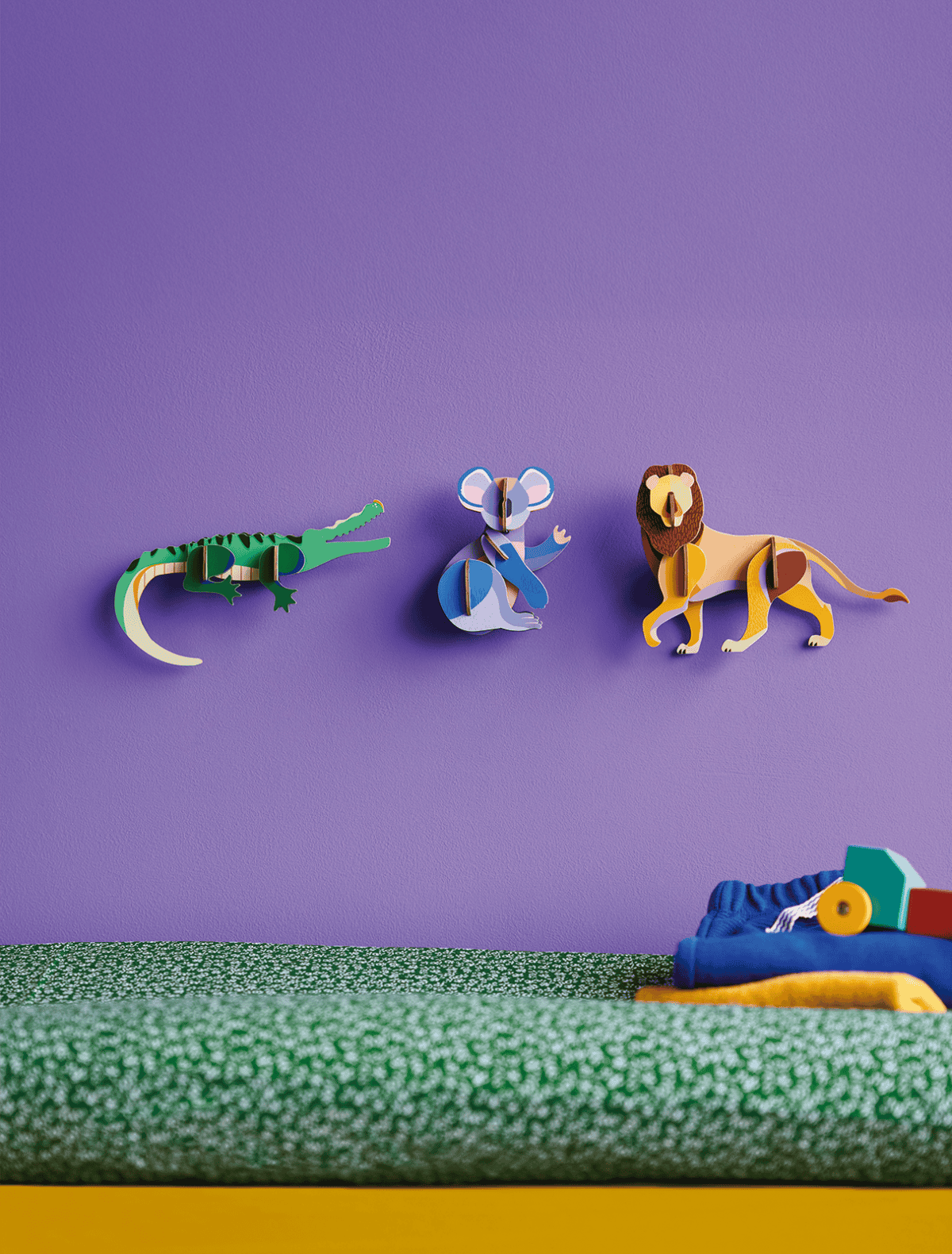 mondocherry - Studio Roof | lion wall hanging - display