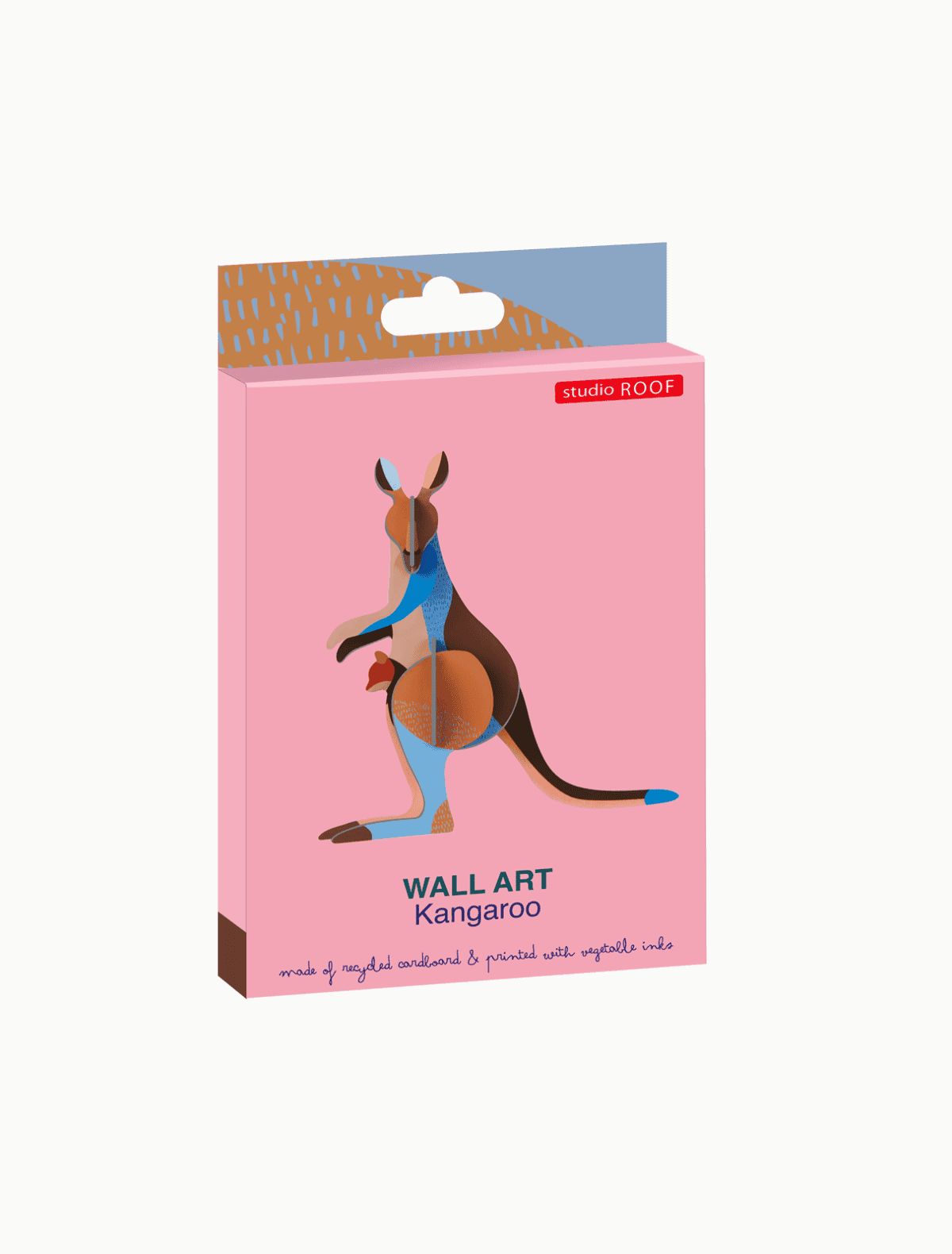mondocherry - Studio Roof | kangaroo wall hanging - box
