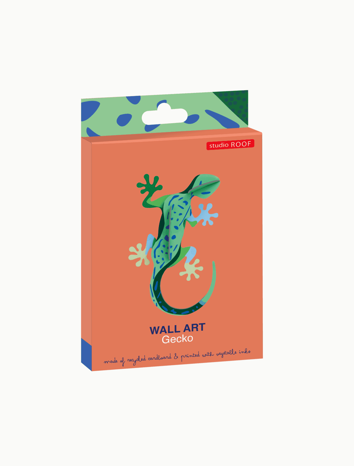 Studio Roof | gecko wall hanging - box