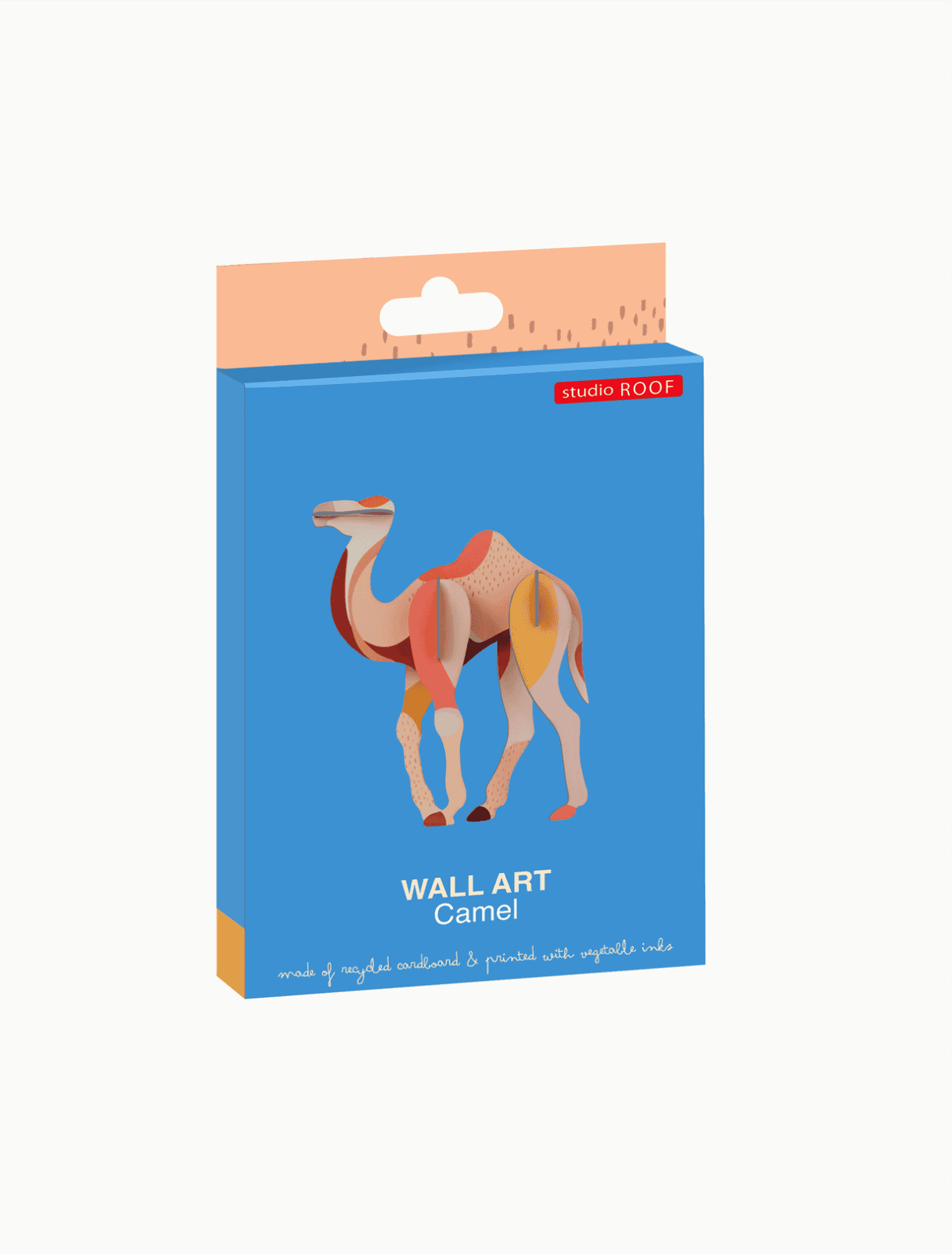 Studio Roof | camel wall hanging - box