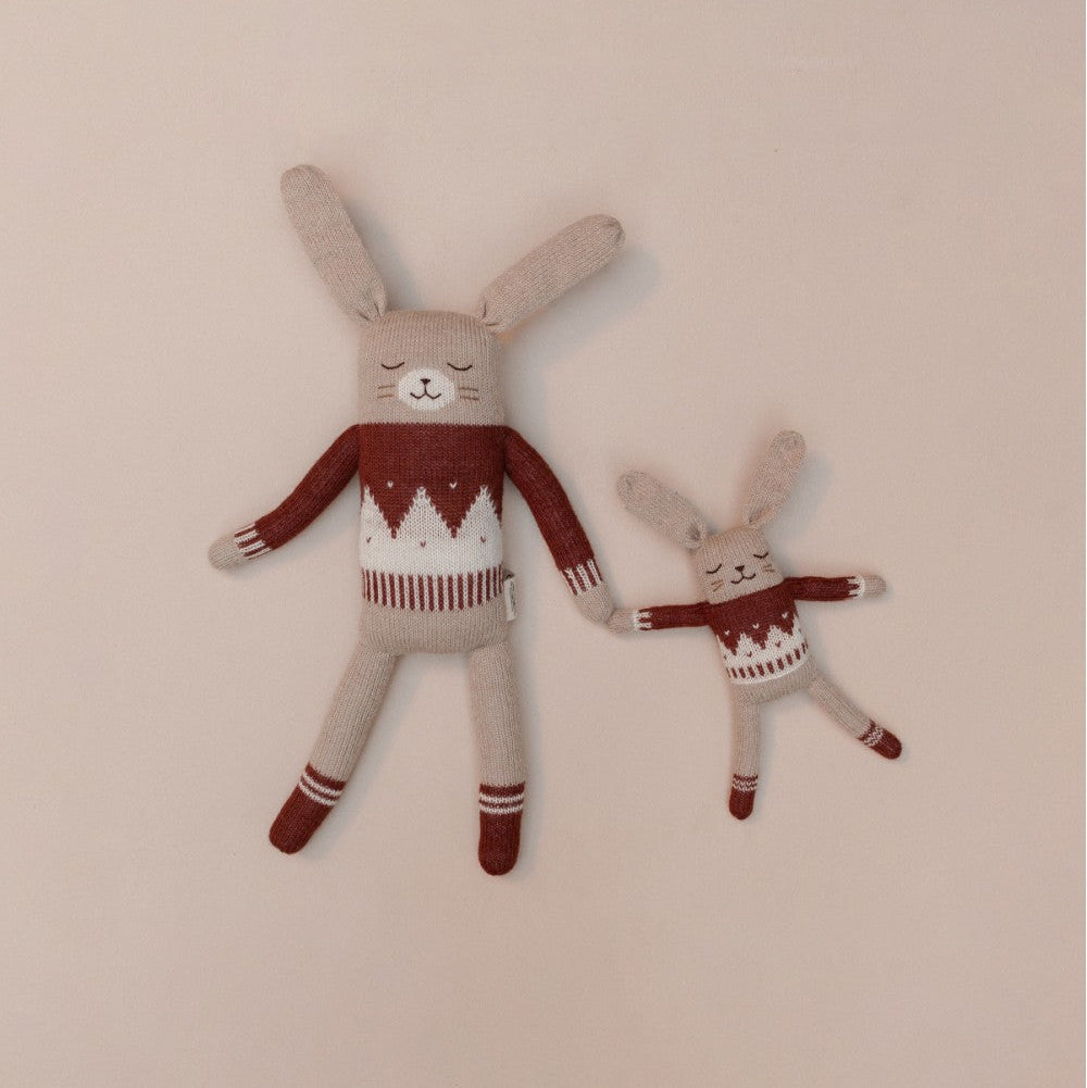 main sauvage | big bunny soft toy | sienna jacquard sweater - together
