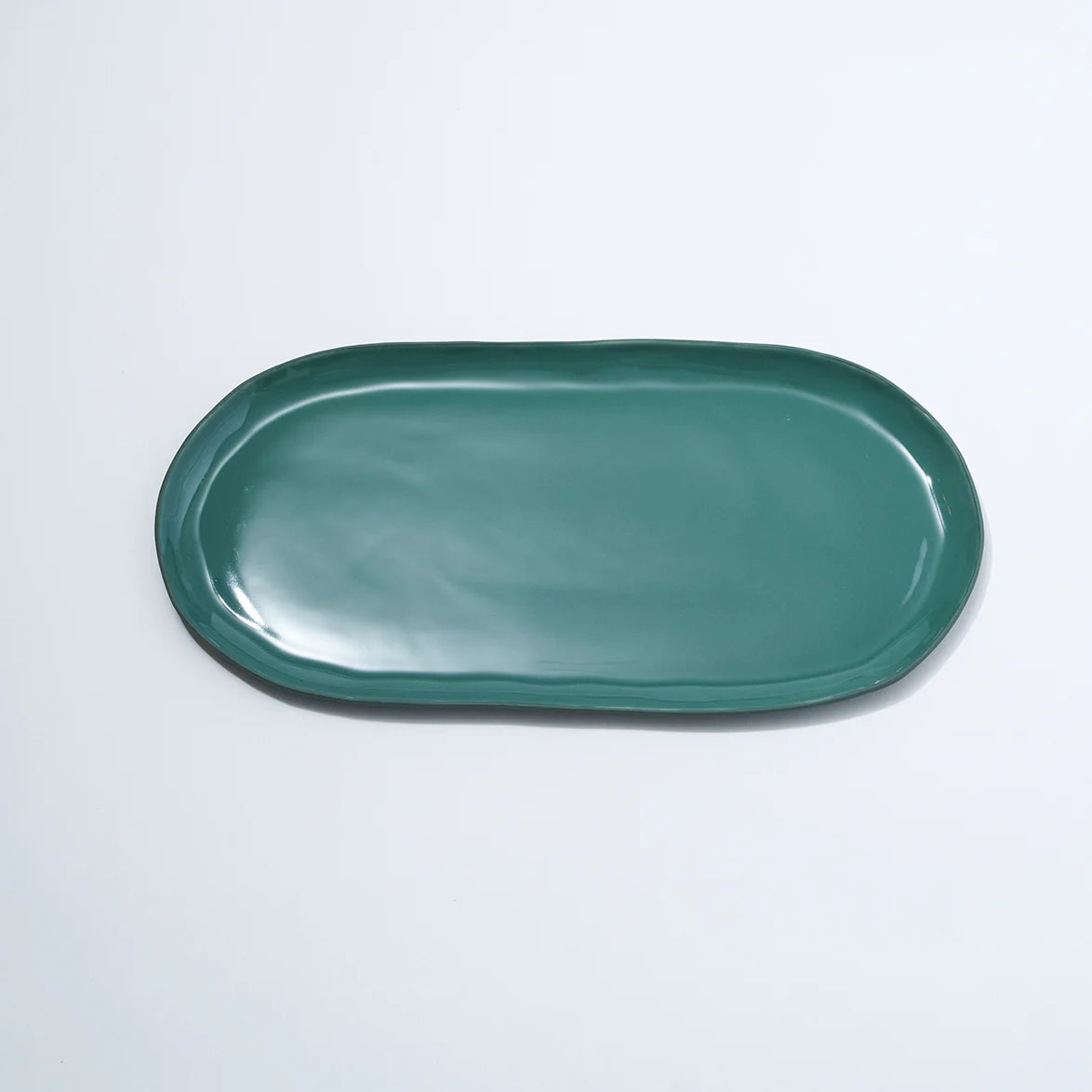 Marmoset Found | cloud oval plate | moss | large