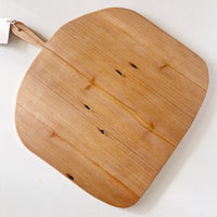 mondocherry - Ivy Alice | organic round wooden serving board | large - back