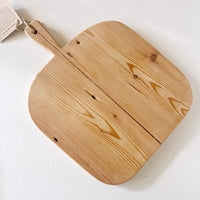 mondocherry - Ivy Alice | organic square wooden serving board | medium - back