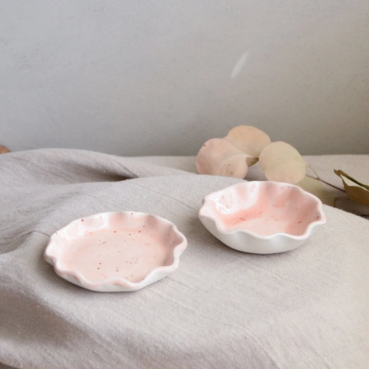 mondocherry - KW Ceramics | ruffle dish  | dusk | small - bowl