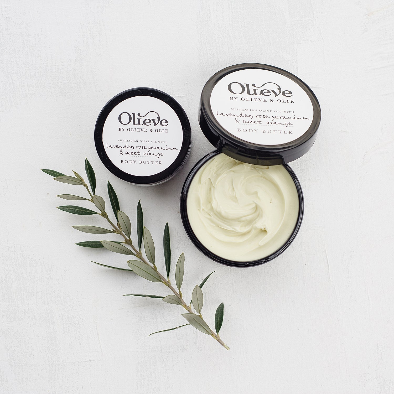 Olieve & Olie body butter | lavender, rose geranium, sweet orange