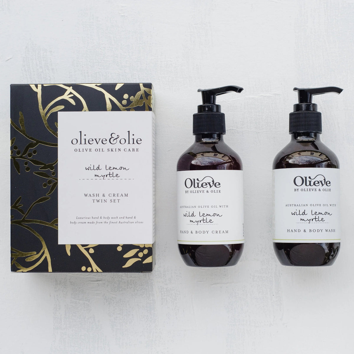 mondocherry - Olieve and Olie | hand wash & cream set | wild lemon