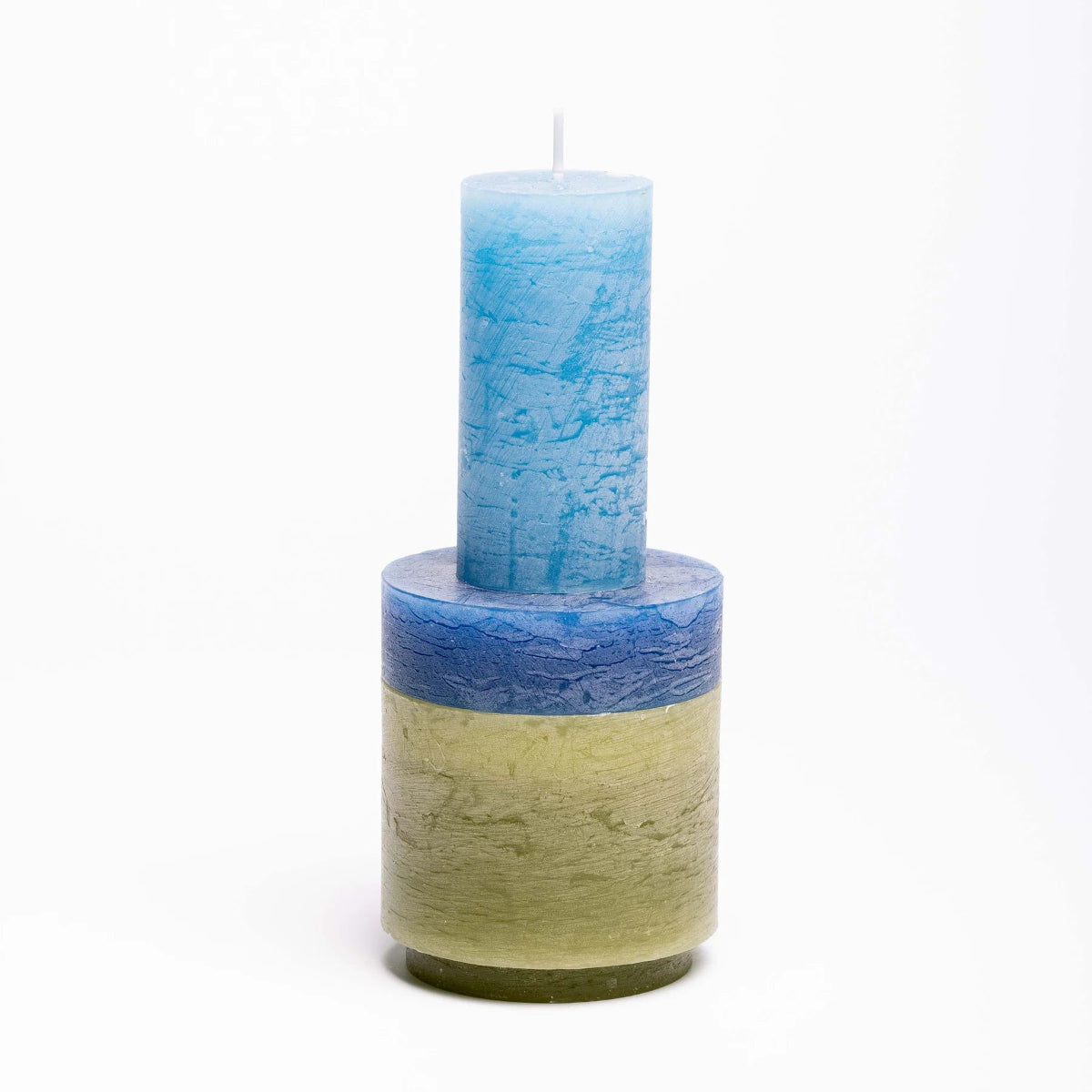 mondocherry Stan Editions | stackable candle | stack 02 | blue