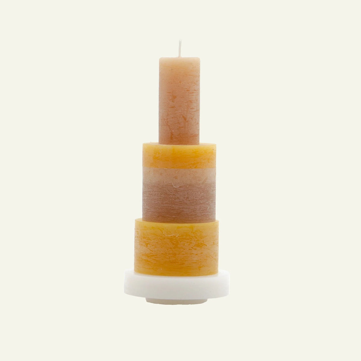 mondocherry Stan Editions | stackable candle | stack 03 | yellow
