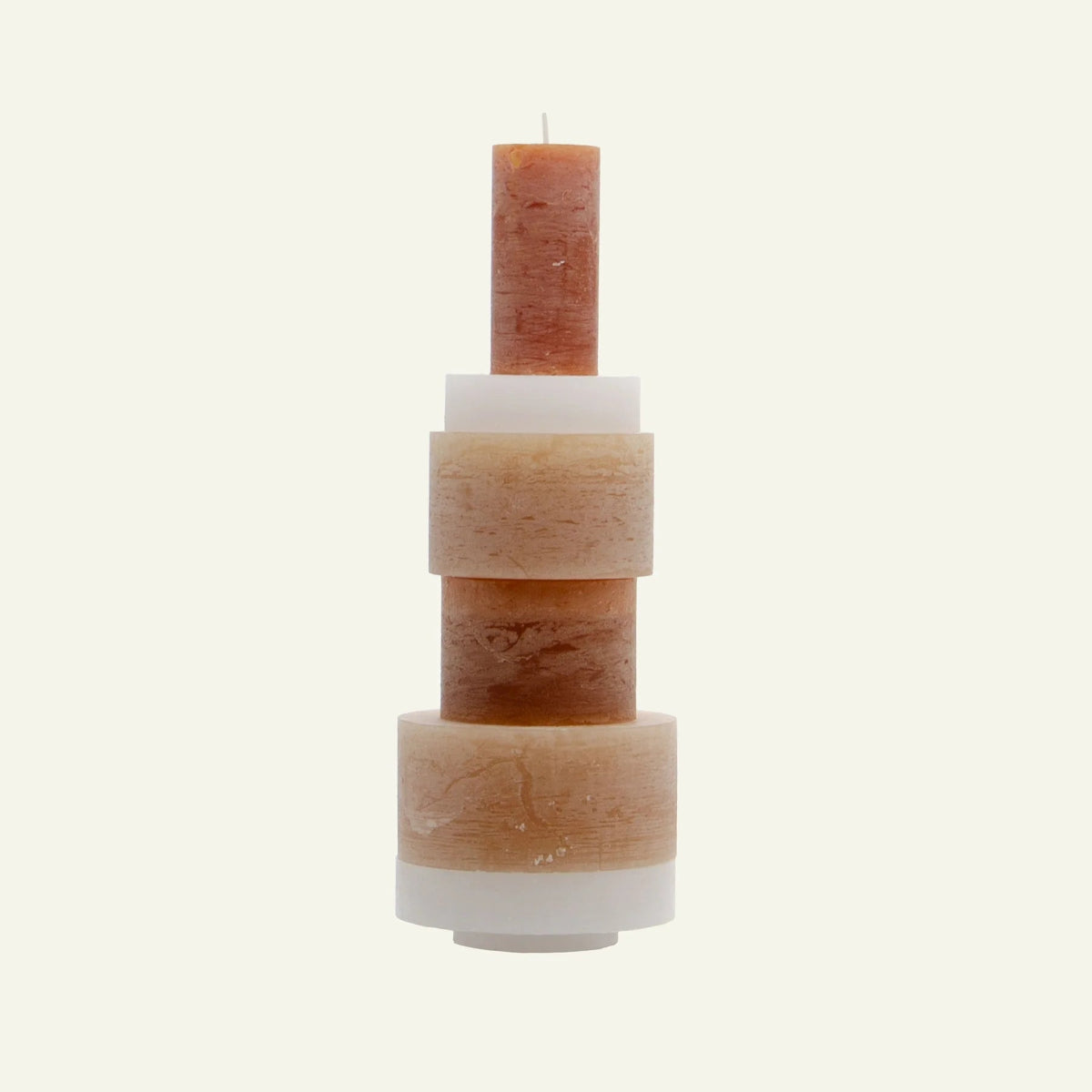 mondocherry Stan Editions | stackable candle | stack 06 | beige