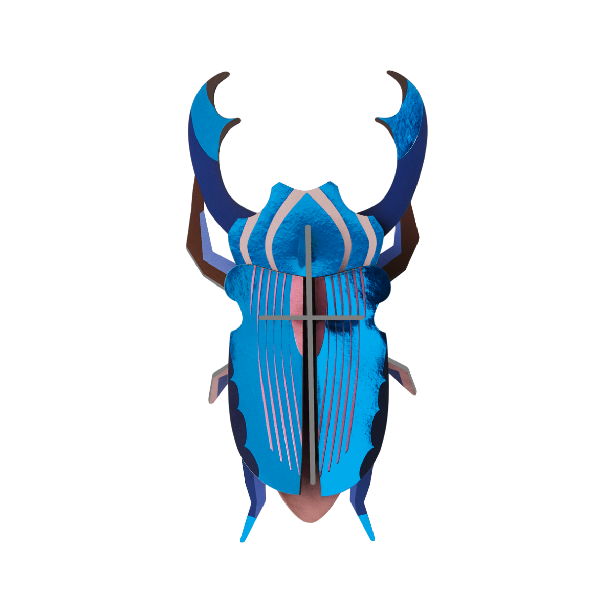 mondocherry - Studio Roof | azure stag beetle wall decor
