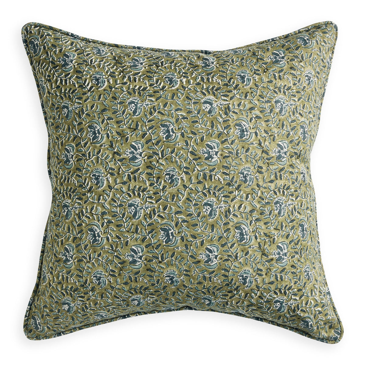 mondocherry - Walter G | ubud Linen cushion - slate