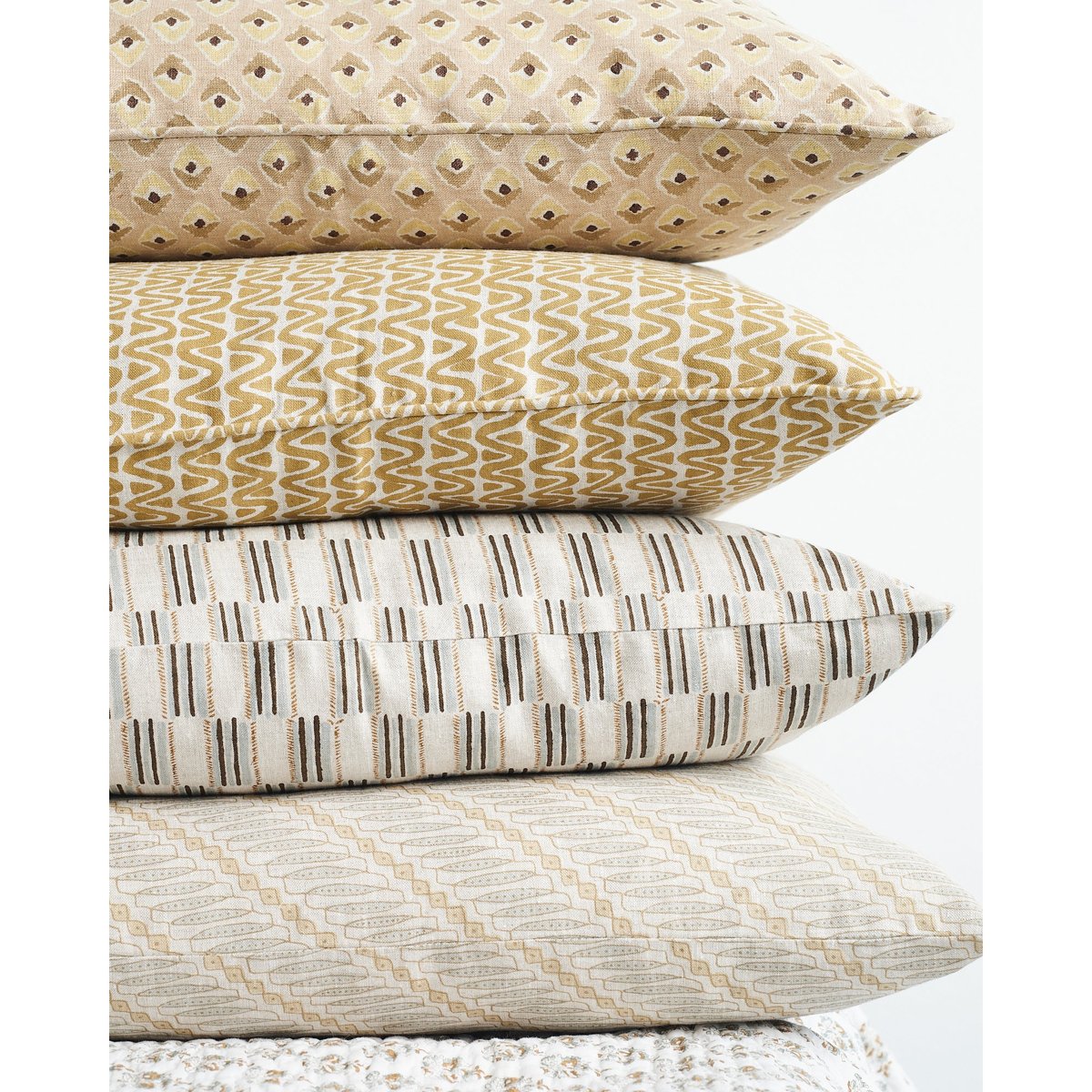 mondocherry - Walter G | jakarta linen cushion | elm - stack