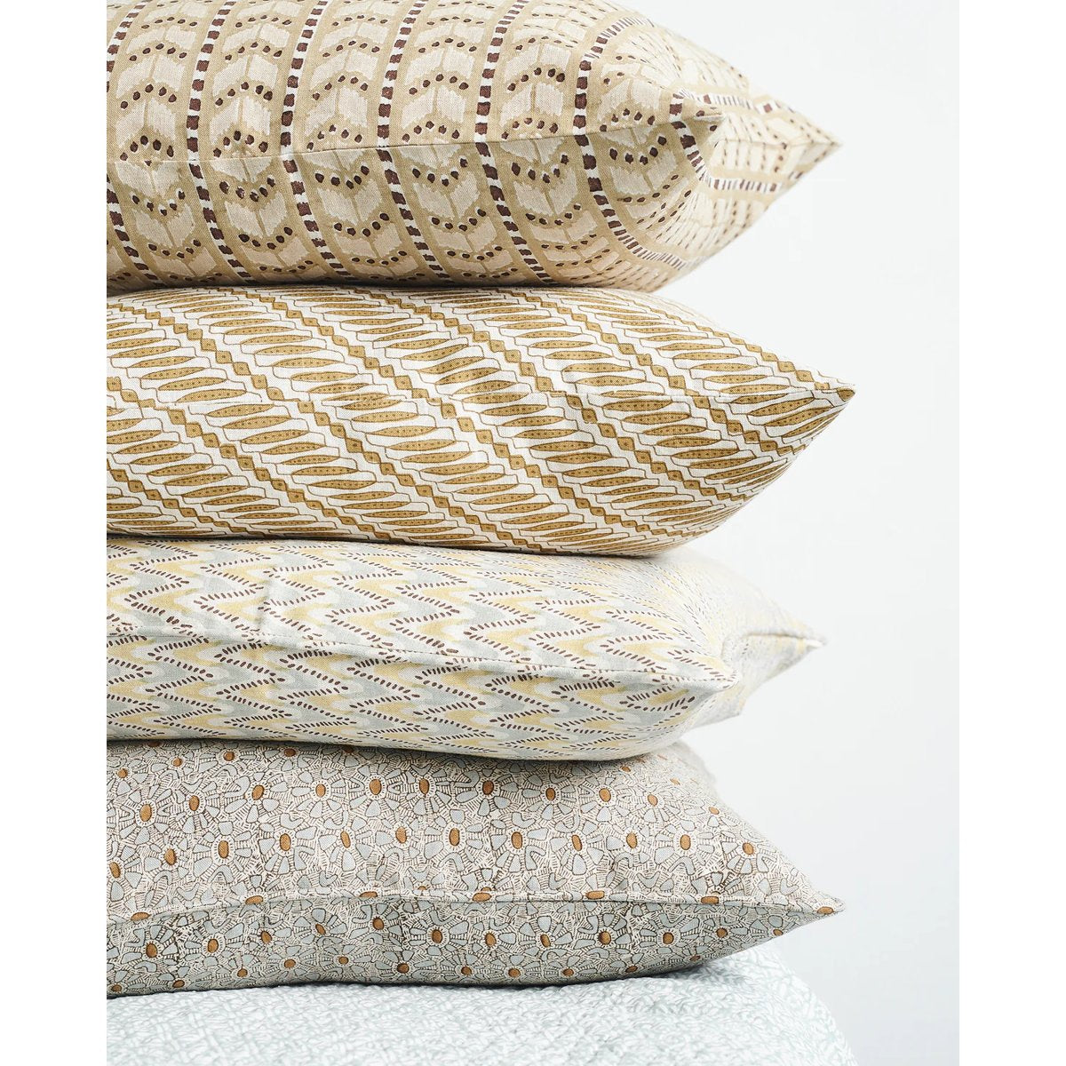 mondocherry - Walter G | kohlu linen cushion | shell - stack