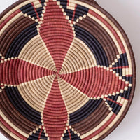 mondocherry - "Warrior" woven bowl large - wall decor - close