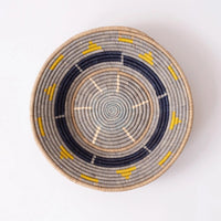 mondocherry - "Speckled Sun" woven bowl - wall decor