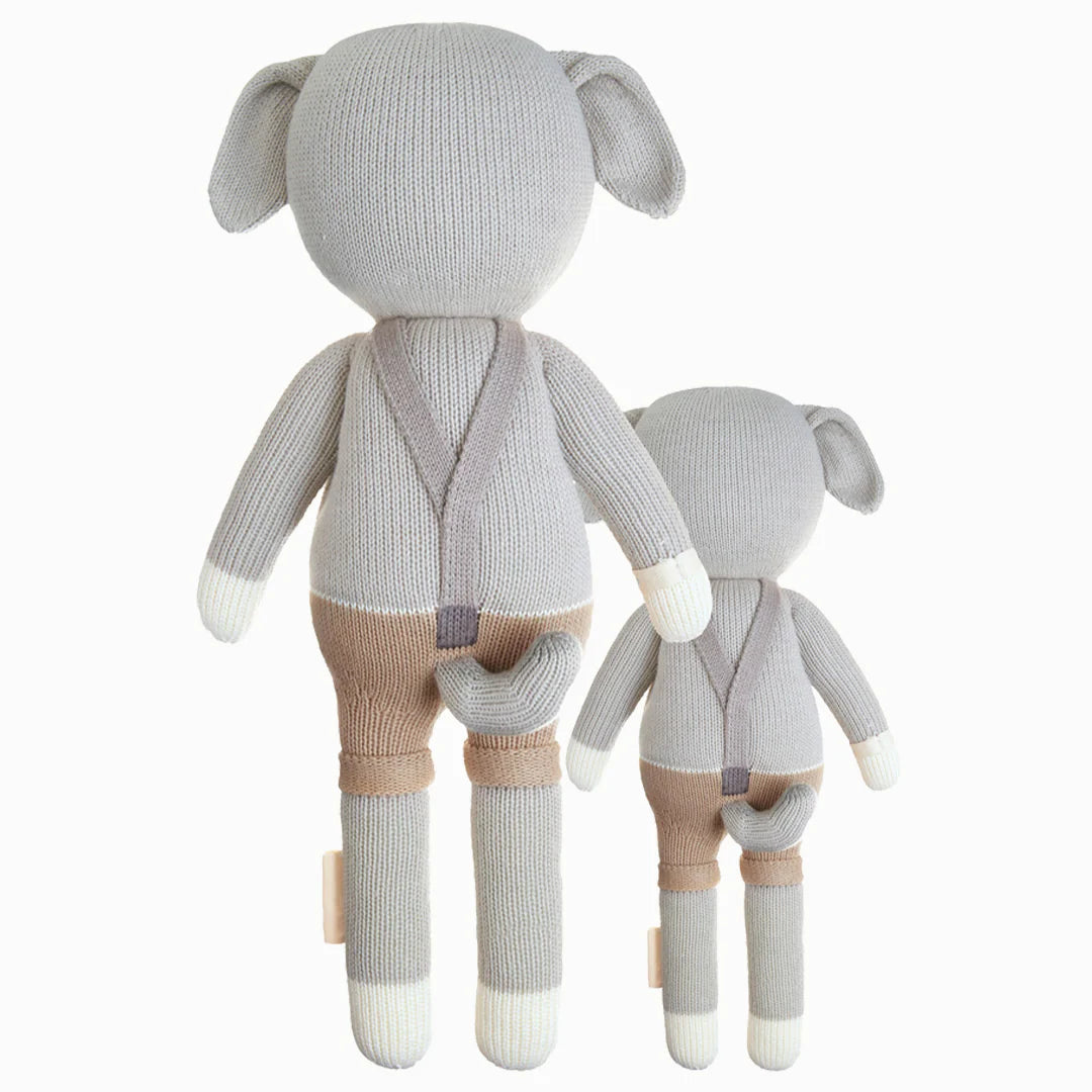 mondocherry - Cuddle & Kind "Noah the Dog" kids cotton doll - back
