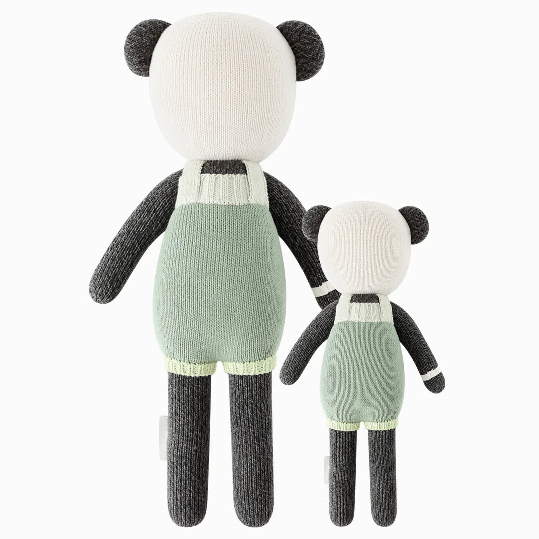 mondocherry - Cuddle & Kind "Paxton the Panda" kids cotton doll - back