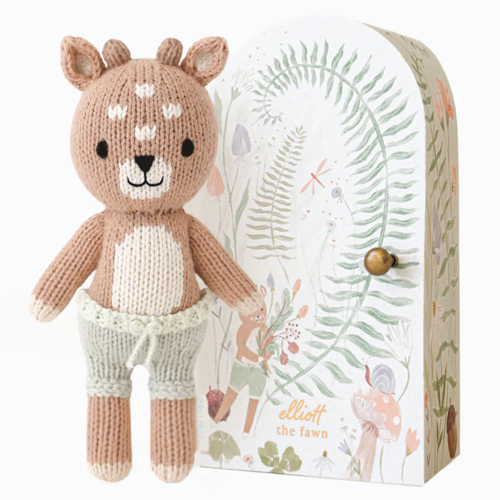 mondocherry - Cuddle & Kind tiny elliot the fawn cotton doll