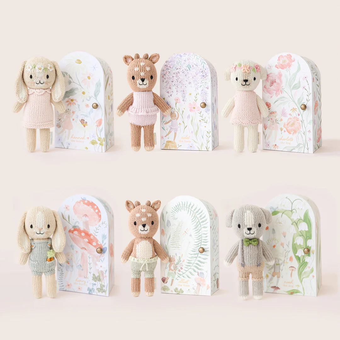 mondocherry - Cuddle & Kind tiny noah the dog cotton doll - collection
